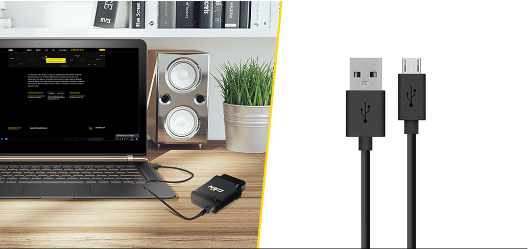 Schritt 2: Schließen Sie Ihr GÄN an den PC mit einem Micro-USB-Kabel an.