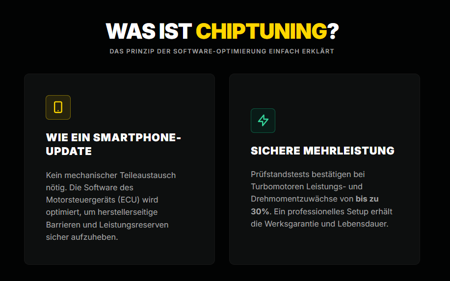 Was ist Chiptuning einfach erklärt?